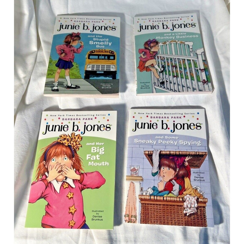 Paperback Books Junie B. Jones Lot Of 4 Children's Books‎ #1-4